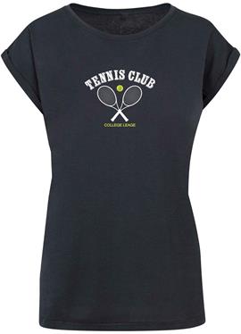 TENNIS CLUB EXTENDED SHOULDER - футболка print