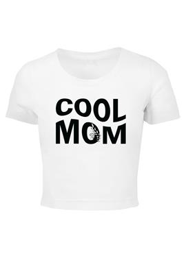 MOTHERS DAY - COOL MOM CROPPED - футболка print