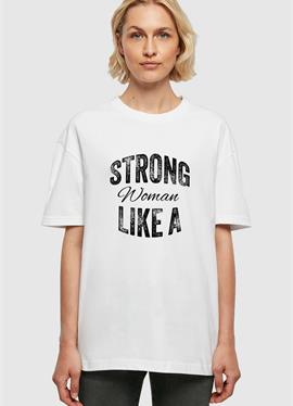 STRONG LIKE A BOYFR - футболка print