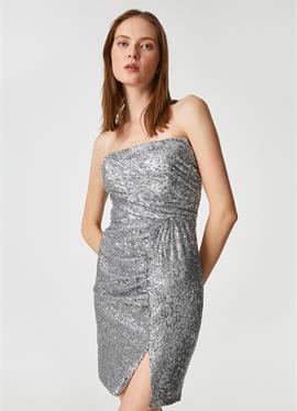 SEQUINNED STRAPLESS - Cocktailплатье/festliches платье