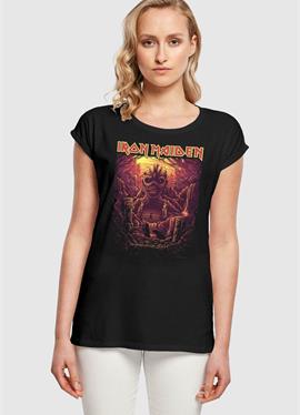 IRON MAIDEN - MUMMY EXTENDED SHOULDER TEE - футболка print