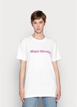 LADIES MAGIC MONDAY SLOGAN TEE - футболка print