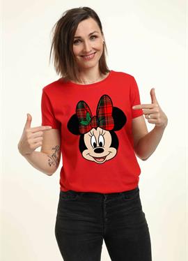 MICKEY CLASSIC BIG MINNIE HOLIDAY - футболка print