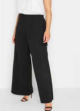 CARGO POCKET WIDE LEG - брюки