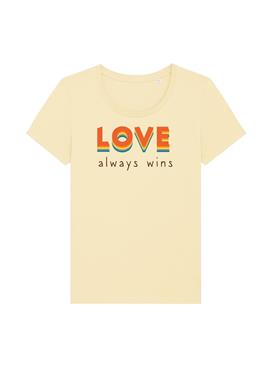 LOVE ALWAYS WINS - футболка print
