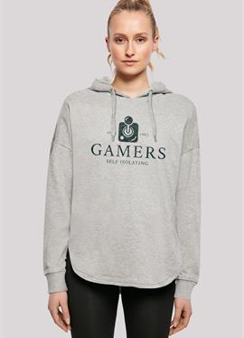 RETRO GAMING GAMERS SELF ISOLATING - пуловер с капюшоном