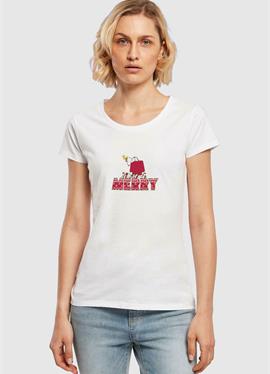 PEANUTS MERRY - футболка print