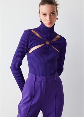 CUTOUT TURTLENECK - кофта