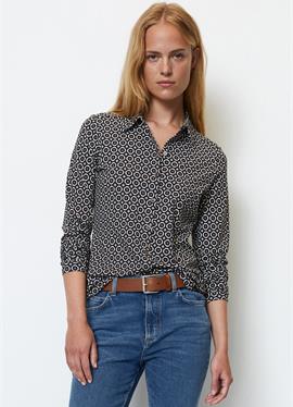 С принт REGULAR - блузка рубашечного покроя