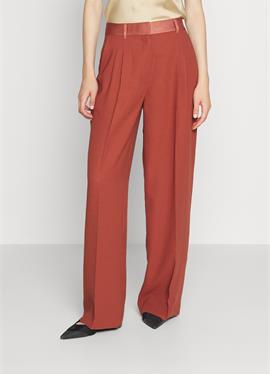 CREPE WIDE LEG TROUSER - брюки