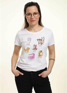 MICKEY AND FRIENDS CAT BREEDS - футболка print