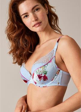 B BY TED BAKER BLUE PLUNGE BRA - Bügel бюстгальтер