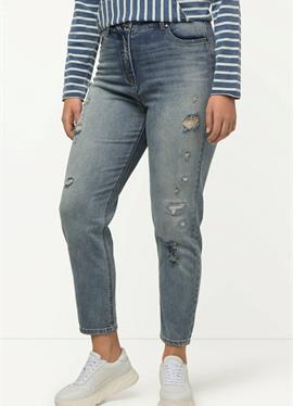 STRETCH DISTRESSED MOM - джинсы Tapered Fit