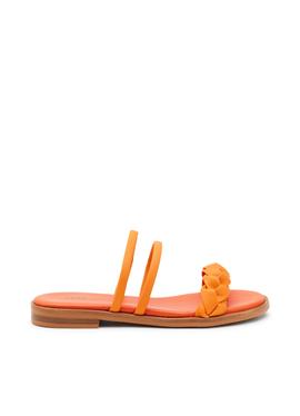 SLIDERS WITH STRAP - шлепанцы flach