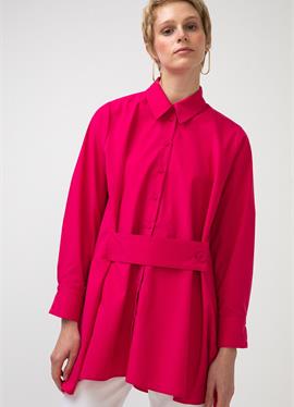 BELTED POPLIN - блузка рубашечного покроя