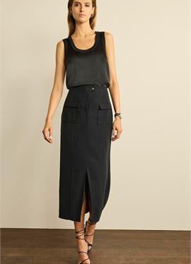 TAILORED UTILITY DETAIL MAXI SKIRT - длинная юбка