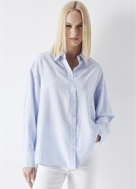 Свободный крой OVERSIZE - блузка рубашечного покроя