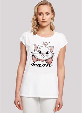 DISNEY THE ARISTOCATS MARIE SKETCH FACE WITH EXTEND - футболка print