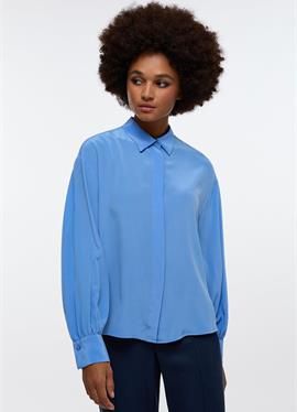 Шелковая блузка - OVERSIZE FIT - блузка рубашечного покроя