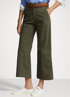 WIDE LEG CROPPED PANT - брюки