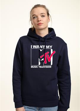 MTV WANT LOGO - пуловер с капюшоном