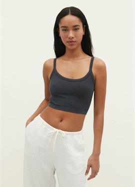 CROP CAMISOLE WITH STRAPS - топ