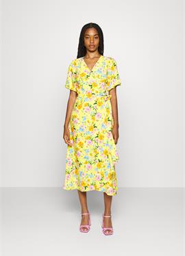 YASBILLY MIDI WRAP DRESS - платье