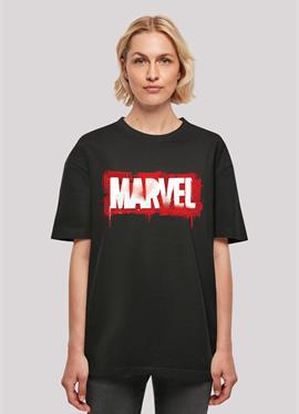 MARVEL SPRAY LOGO - футболка print