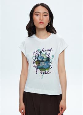 CREW NECK PRINTED - футболка print