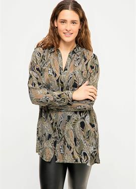 BOXY FIT PAISLEY PRINT LANGARM - блузка рубашечного покроя