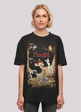 DISNEY BAMBI RETRO POSTER - футболка print