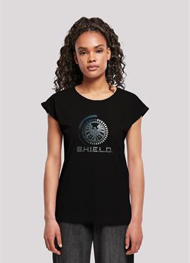 MARVEL AVENGERS SHIELD CIRCUITS - футболка print