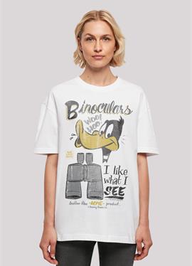 LOONEY TUNES DAFFY DUCK BINOCULARS - футболка print