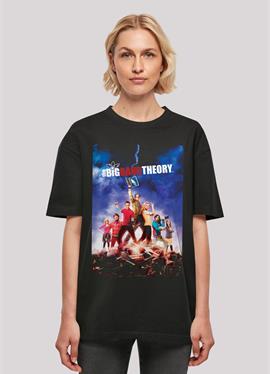 BIG BANG THEORY TV SERIE CHARACTER POSTER - футболка print