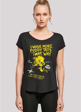 LOONEY TUNES TWEETY PIE MORE PUDDY TATS - футболка print