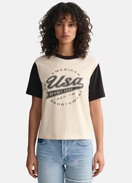 REL LOGO COLOR BLOCK SS - футболка print