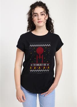 STAR TREK TO BOLDLY свитер - футболка print
