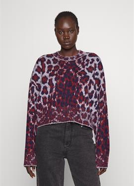 SARAH LEOPARD CREW - кофта