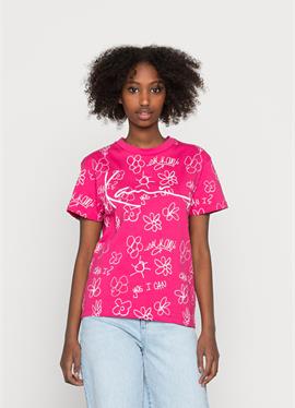 SIGNATURE FLOWER TEE - футболка print