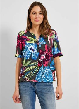 С HAWAII PRINT - блузка
