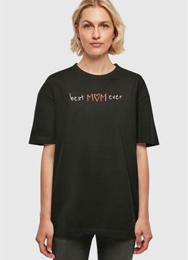 MOTHERS DAY - BEST MOM EVER OVERSIZED BOYFRIEND TEE - футболка print