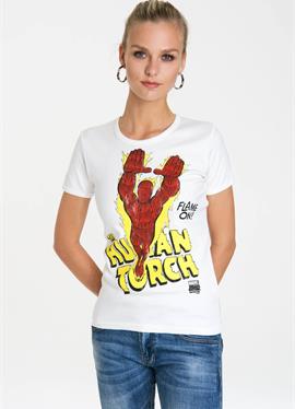 HUMAN TORCH – FLAME ON - футболка print