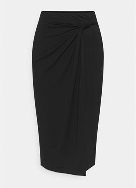 FRONT KNOT MIDI SKIRT - юбка-карандаш