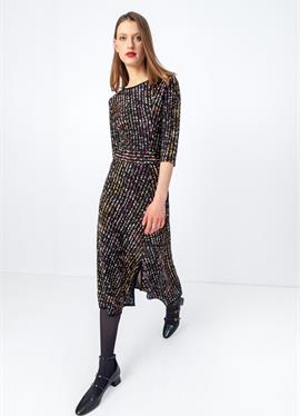 FLORAL PATTERN - вязаное платье
