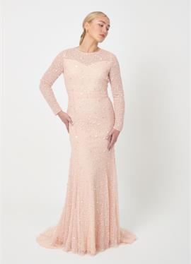 EMBELLISHED SEQUINS MODEST MAXI  - Ballkleid