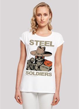 RETRO GAMING STEEL SOLDIERS - футболка print