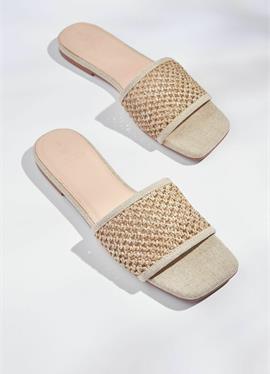 FOREVER COMFORT LINEN MULES - шлепанцы flach Next