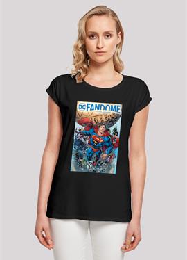 DC COMICS FANDOME SUPERMAN SUPERHELD - футболка print