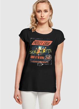 MOTLEY CRUE - SATD TOUR EXTENDED SHOULDER TEE - футболка print