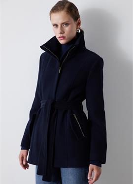 HEAVY стандартный крой BELTED CACHET - короткое пальто